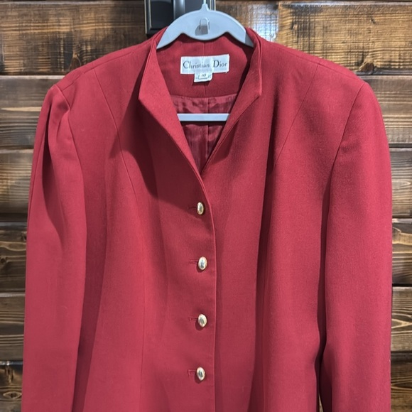 Christian Dior Vintage Wool Blazer - Picture 2 of 12